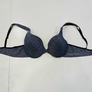 Nautica Women's Charcoal Bra size 36c